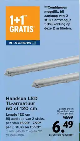 GAMMA Handson LED TL-armatuur aanbieding
