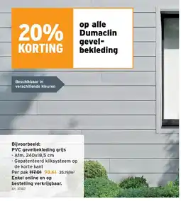 GAMMA Dumaclin gevelbekleding aanbieding