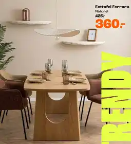 Kwantum Eettafel Ferrara aanbieding