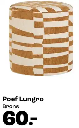 Kwantum Poef Lungro aanbieding