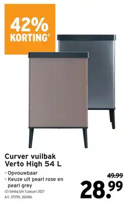 GAMMA Curver vuilbak Verto High aanbieding