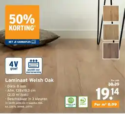 GAMMA Laminaat Welsh Oak aanbieding