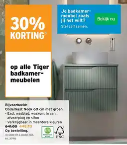 GAMMA Tiger badkamer-meubelen aanbieding
