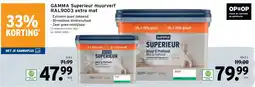 GAMMA Gammasuperieur muurverf aanbieding