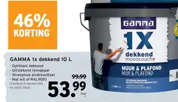 GAMMA Gamma 1x dekkend aanbieding