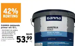GAMMA Gamma dekkende primer wit aanbieding