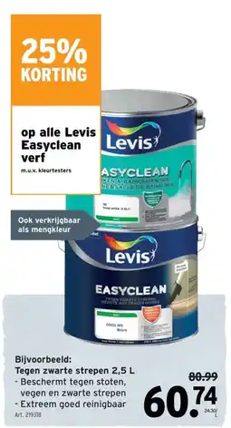 GAMMA Levis Easyclean verf aanbieding