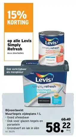 GAMMA Levis simply refresh muurtegels aanbieding