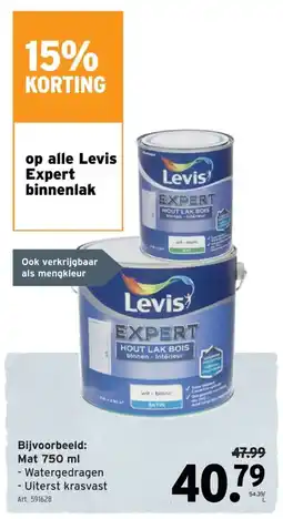 GAMMA Levis expert binnenlak aanbieding