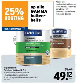 GAMMA gamma tuinbeits aanbieding