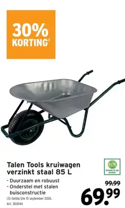 GAMMA Talen Tools kruiwagen aanbieding