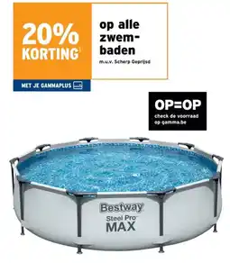 GAMMA zwembad aanbieding
