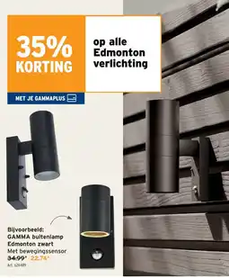 GAMMA Gamma buitenlamp edmonton aanbieding