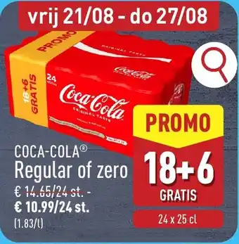 Coca-Cola Regular of zero