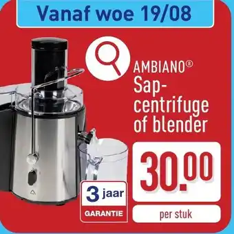 Ambiano Sapcentrifuge of blender