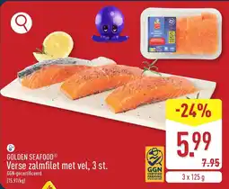 ALDI Golden Seafood Verse zalmfilet met vel aanbieding