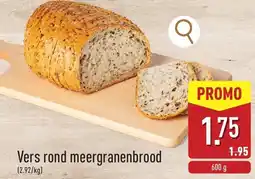 ALDI Vers rond meergranenbrood aanbieding