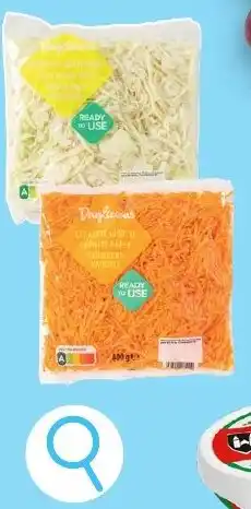 ALDI Geraspte wortelen of wittekool aanbieding