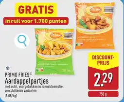ALDI Primo Fries Aardappelpartjes aanbieding