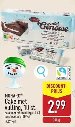 ALDI Monarc Cake met vulling aanbieding