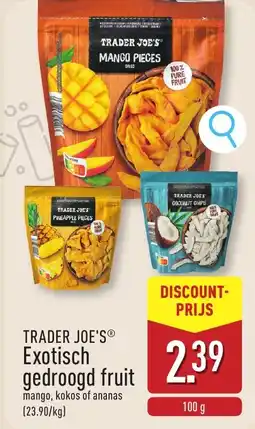 ALDI Trader Joe's Exotisch gedroogd fruit aanbieding