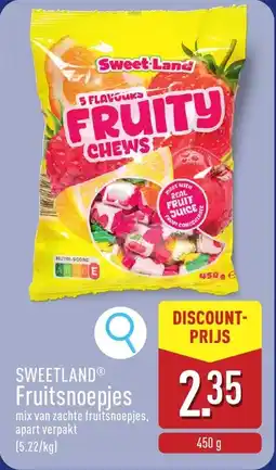 ALDI Sweet Land Fruitsnoepjes aanbieding