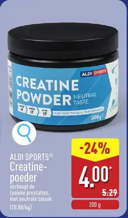 ALDI Aldi Sports Creatine poeder aanbieding