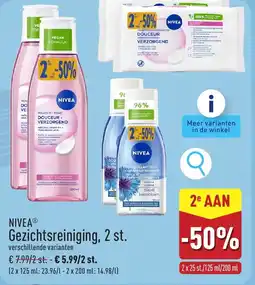 ALDI Nivea Gezichtsreiniging aanbieding