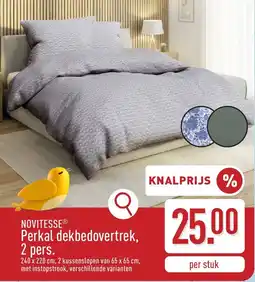 ALDI Novitesse Perkal dekbedovertrek aanbieding