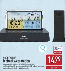 ALDI Krontaler Digitaal weerstation aanbieding
