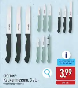 ALDI Crofton Keukenmessen aanbieding