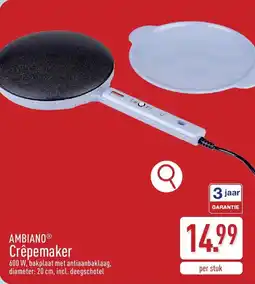ALDI Ambiano Crêpemaker aanbieding