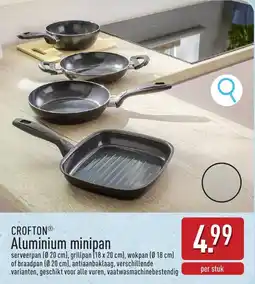 ALDI Crofton Aluminium minipan aanbieding