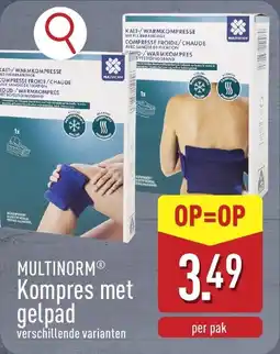 ALDI Multinorm Kompres met gelpad aanbieding