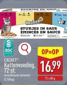 ALDI Cachet Kattenvoeding aanbieding
