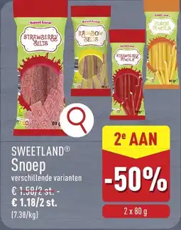ALDI Sweetland Snoep aanbieding