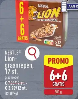 ALDI Nestlé Lion graanrepen aanbieding