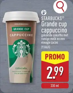 ALDI Starbucks Grande cup cappuccino aanbieding