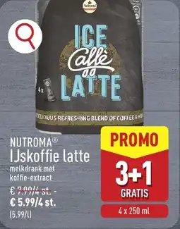 ALDI Nutroma IJskoffie latte aanbieding