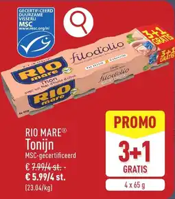 ALDI Rio Mare Tonijn aanbieding