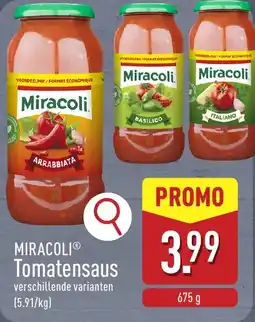 ALDI Miracoli Tomatensaus aanbieding