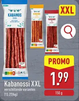 ALDI Kabanossi XXL aanbieding