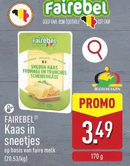 ALDI Fairebel Kaas in sneetjes aanbieding