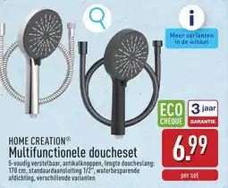 ALDI Home Creation Multifunctionele doucheset aanbieding