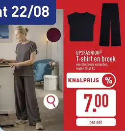 ALDI Up2fashion T-shirt en broek aanbieding