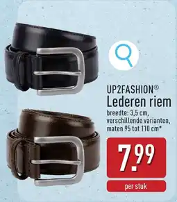 ALDI Up2fashion Lederen riem aanbieding