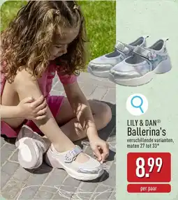 ALDI Lily & Dan Ballerina's aanbieding