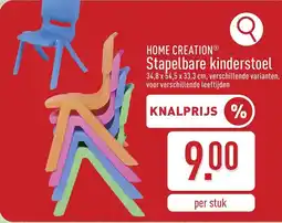 ALDI Home Creation Stapelbare kinderstoel aanbieding