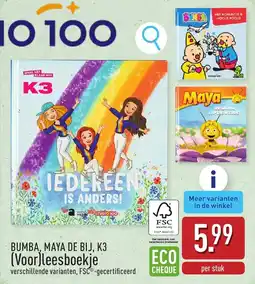 ALDI Bumba, Maya De Bij, K3 Voorleesboekje aanbieding