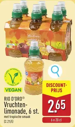 ALDI Rio d'oro Vruchtenlimonade aanbieding